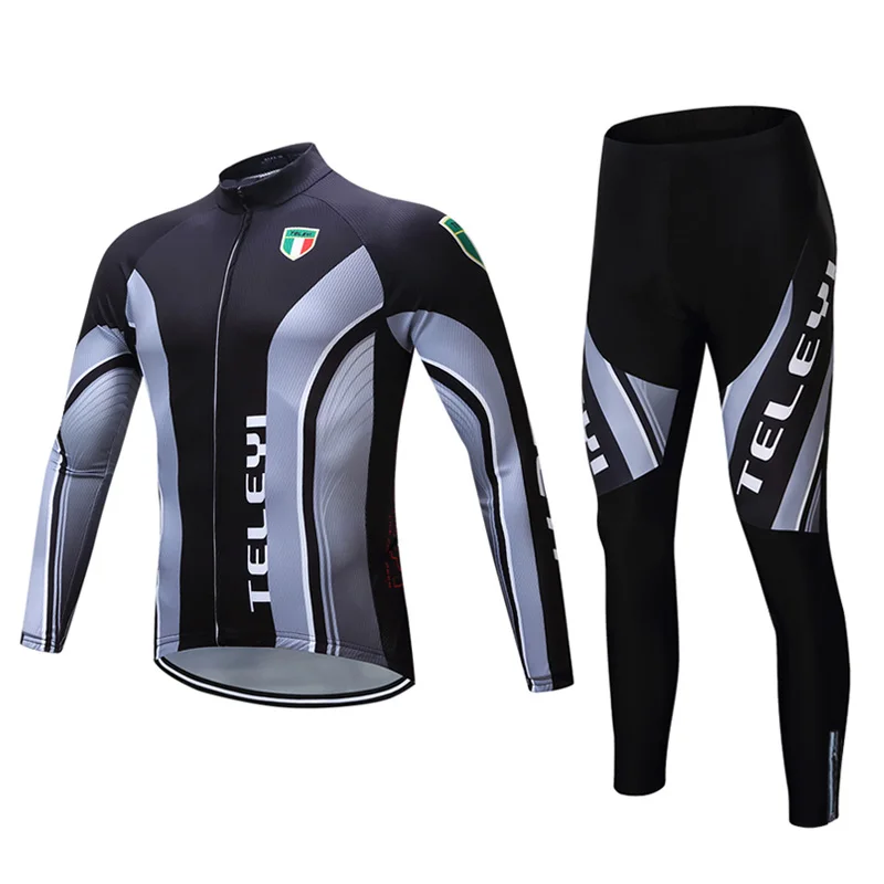 Jersey and Pants 07 Зимние термальные флисовые горные наборы одежды для велосипедистов Мужская одежда для велоспорта наборы велосипедная Джерси Костюм Экипировка для велоспорта Униформа платье - Цвет: Jersey and Pants 07