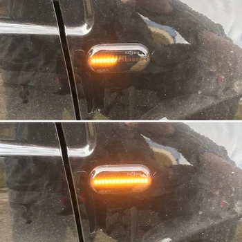 

2 pieces Led Dynamic Side Marker Turn Signal Light Sequential Blinker Light For Volkswagen VW Bora Golf 3 4 Passat 3BG Polo SB6