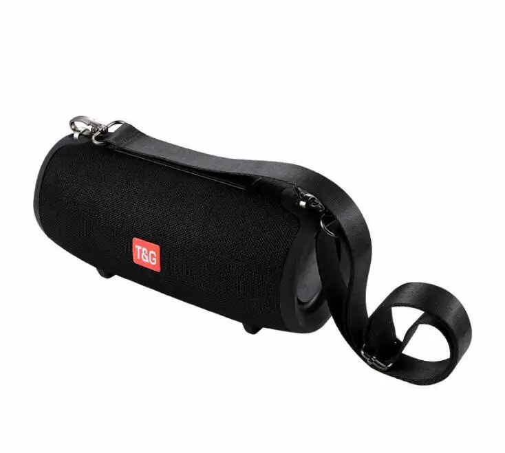 black TG125 Bluetooth динамик Портативная звуковая колонка музыкальный плеер динамик s Колонка бум коробка с FM радио Aux TF сабвуфер - Цвет: black