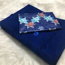 Швейцарская вуаль кружева в швейцарской с бисером цветок соответствующие печати красочные Базен riche ткань 7,5 ярдов/комплект