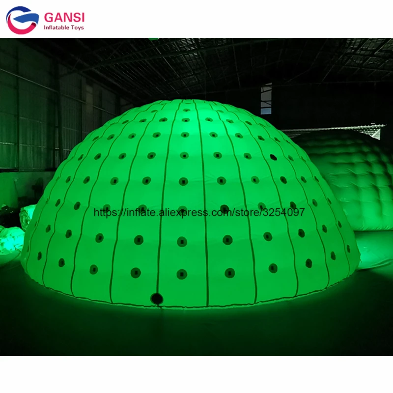  Lighting inflatable dome party event tent air seal inflatable led igloo tent for exhibition rental