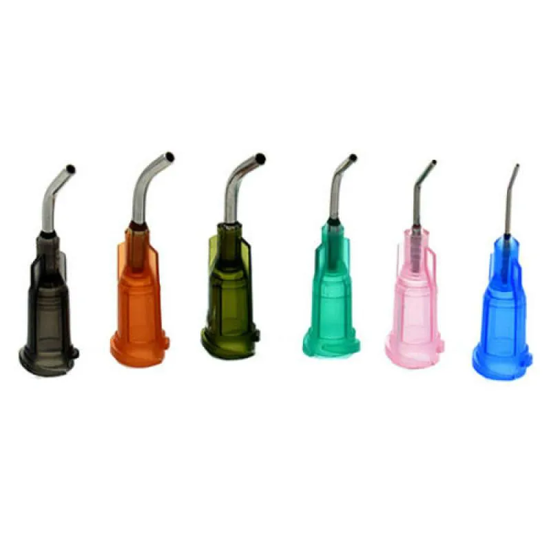 10pcsMixedTypeBluntbendedbentdispensingneedlesangledsyringe