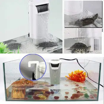 

Aquarium Fish Tank Filter with Hanging Hook Low Water Level Filter for Tank Supplies European Regulations