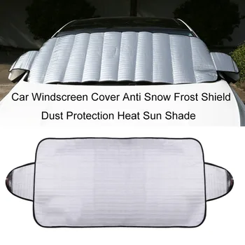 

Hot Practical Car Windscreen Cover Anti Ice Snow Frost Shield Dust Protection Heat Sun Shade Ideally for Front Car Windshield