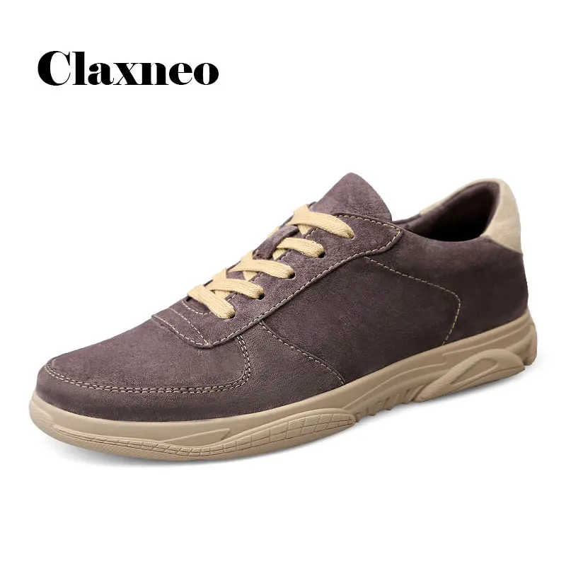 Мужские Кожаные Замшевые кроссовки сезон весна-осень 2021 мужская повседневная