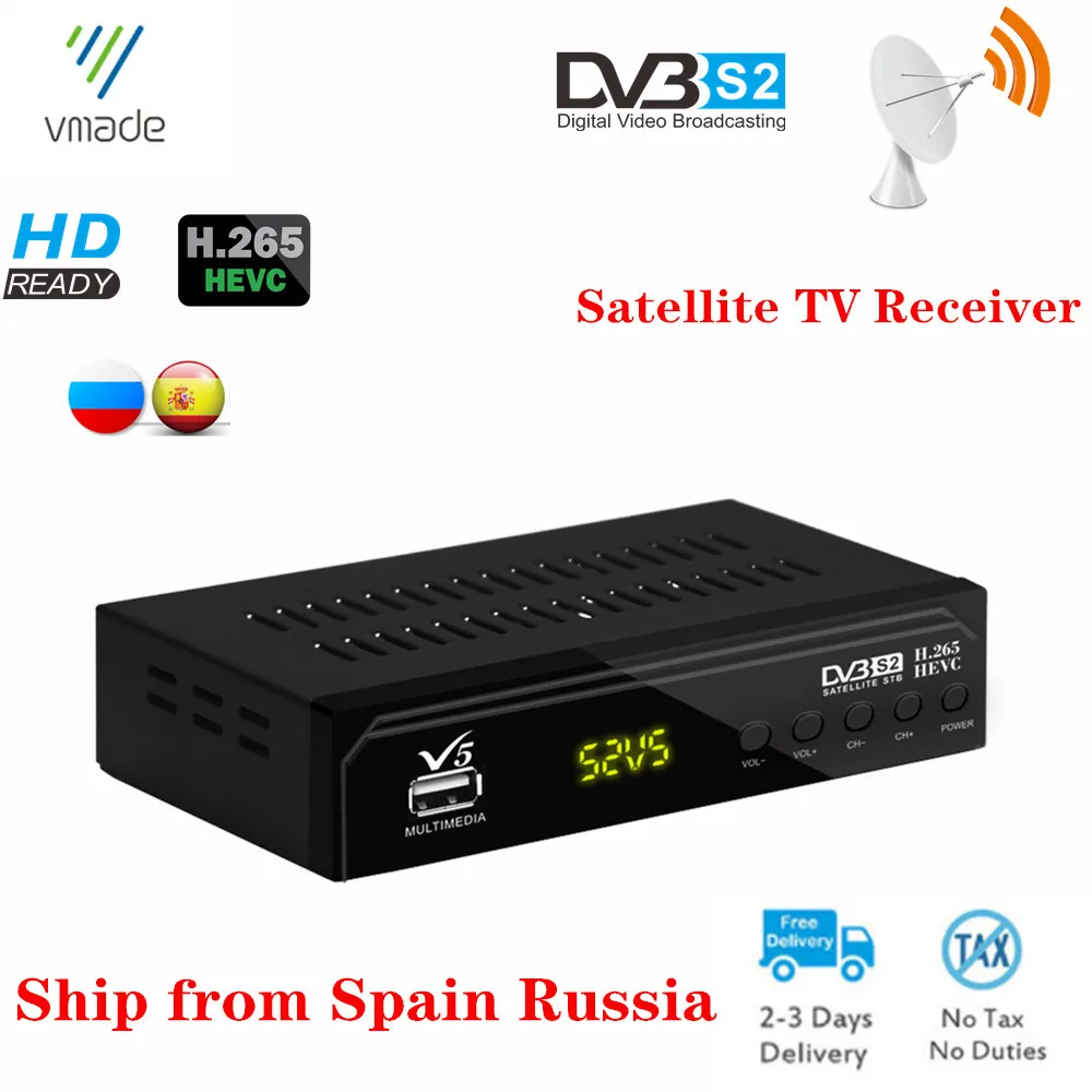 

Vmade Mini DVB-S2 WiFi Receiver Satellite Decoder Free TV Channel DVB S2 Digital TV Tuner Cccam Bisskey Youtube IP-TV Box