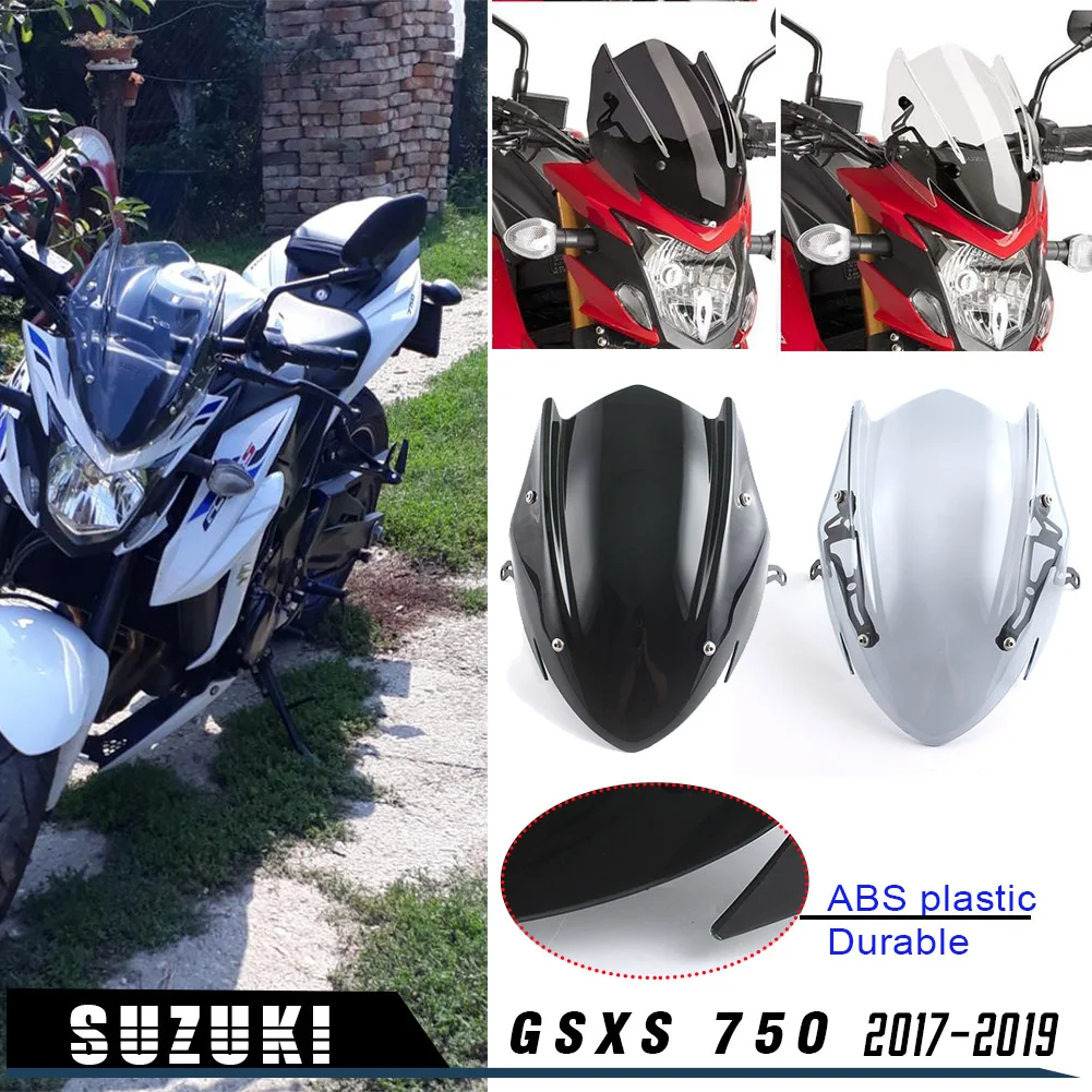 Экран ветрового стекла для мотоцикла Touring Racing GSXS 750 с монтажным кронштейном Suzuki