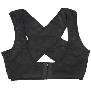 

Adjustable Women Elastic Back Support Belt Chest Posture Corrector Shoulder Brace Body Shaper Corset Health Care /S