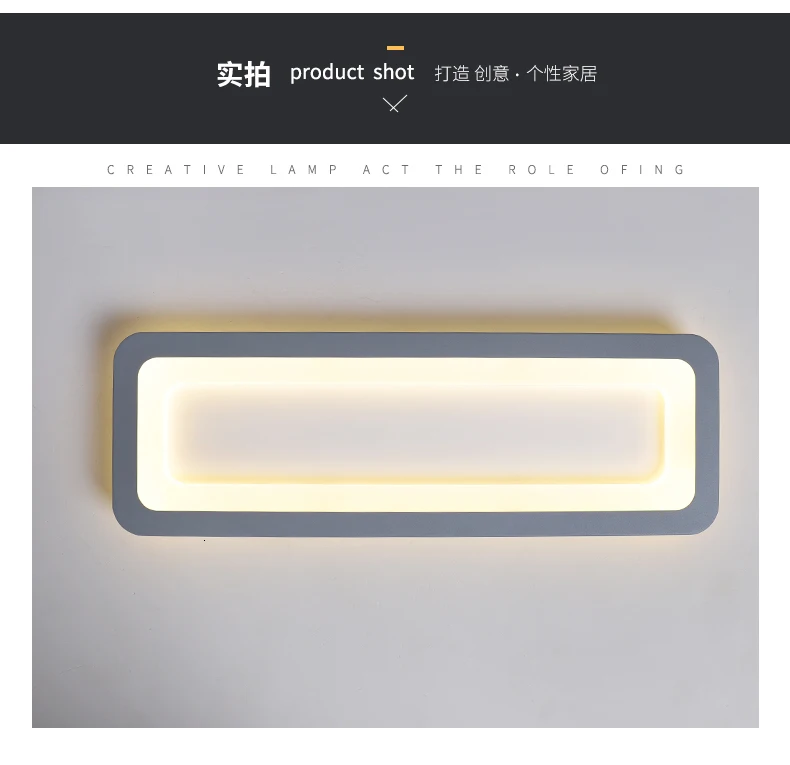 Dragonscence Modern Led Ceiling Lights For Bedroom Kitchen aisle Lights Plexiglass Long Strip Ceiling lamp lighting fixtures