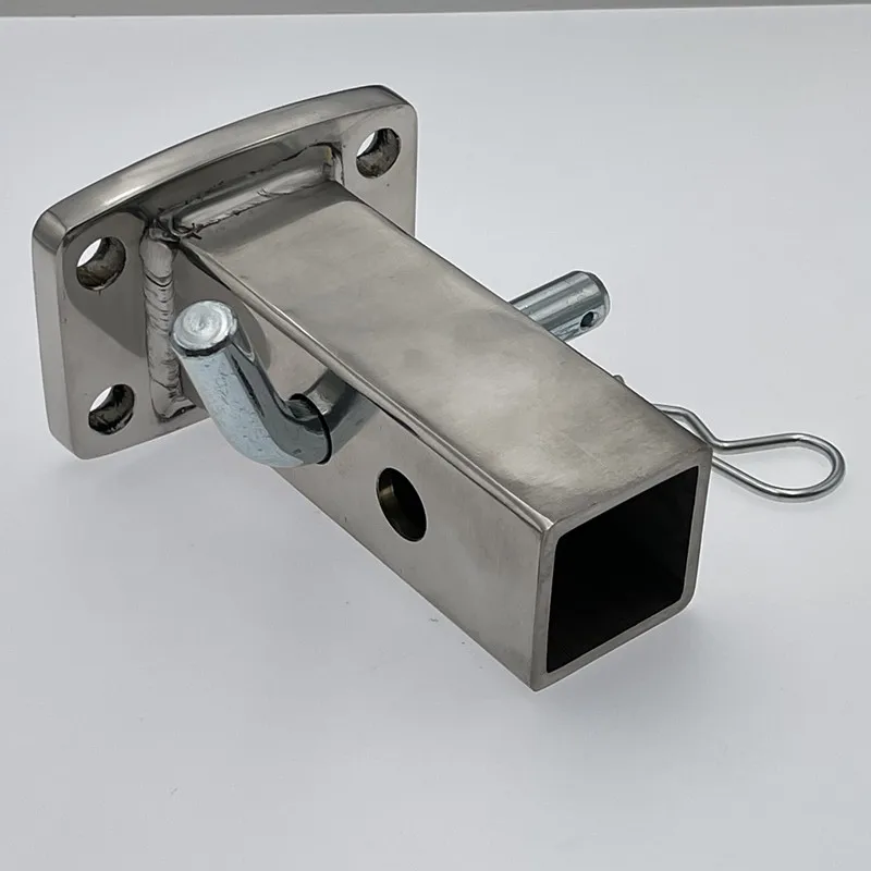 CVP Trailer Pintle Hook Receiver Hitch Adapter Plate Mount Camper RV Parts Caravan Accessories