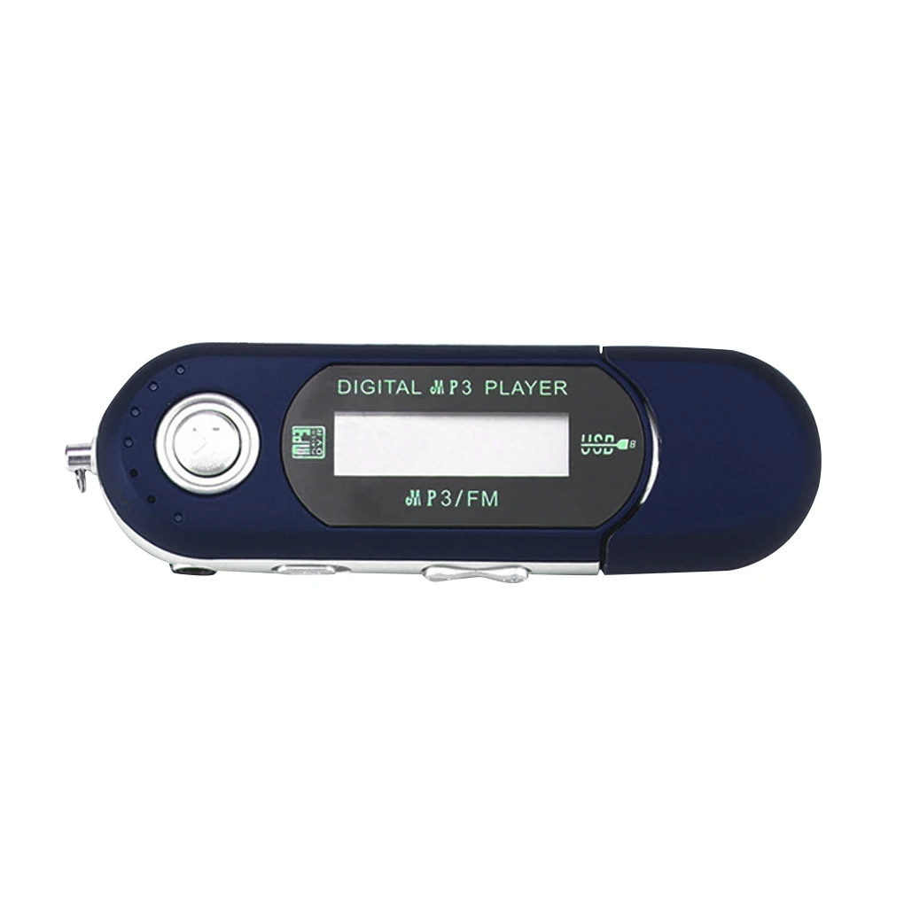 4 цвета USB MP3 музыкальный плеер цифровой ЖК-экран Поддержка 32 Гб TF карта и fm-радио с микрофоном черный синий Mp3 плеер - Цвет: NO.3