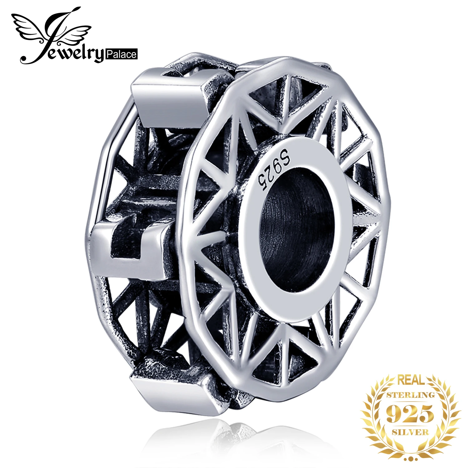 JewelryPalace Винтаж 925 пробы Серебряный полые парк развлечений колесо обозрения