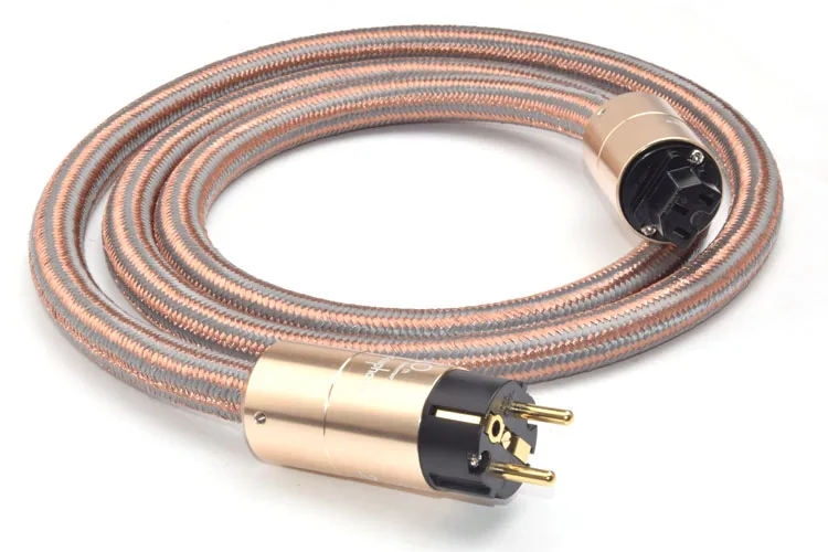 Новый HI End Schuko шнур питания ЕС штепсельная вилка кабель HI-Fi сетевой Power Iine
