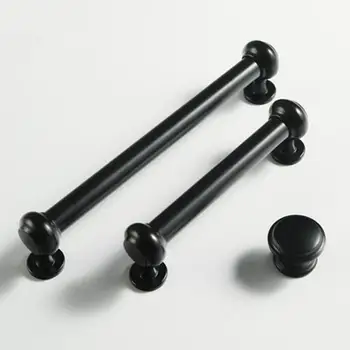 

Black American door handles wall mounted modern minimalist cabinets wine cabinet door handle single hole drawer small handle