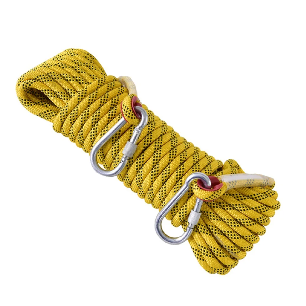12mm 10/20/30m Climbing Rope Hook High Strength Emergency Safety Hiking