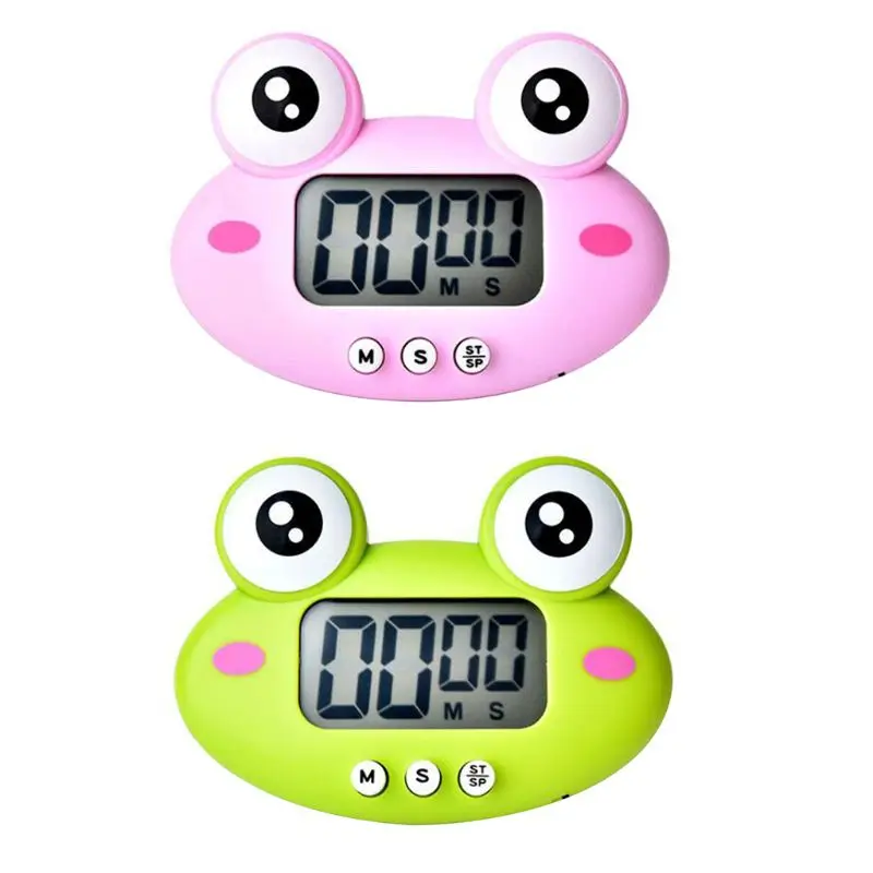2020 Новый мультяшный лягушка LCD цифровой дисплей кухонный таймер для