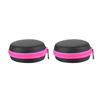 

2Pcs 12 Grid Essential Oil Storage Bag 1ml 2ml Round Burger Ball Bottle Essential Oil Carrying Case Organizer (Without Bottles)