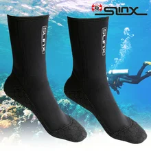 1 пара SLINX 3 мм, носки для дайвинга, сёрфинга, Сноркелинга, плавания, унисекс, неопреновые эластичные практичные Защитные носки для ног