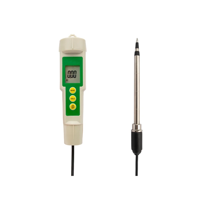 

Digital Soil Tester Soil EC TDS CF Analyzer For Greenhouse Cultivation Horticulture Laboratory Probe Soil Conductivity Meter