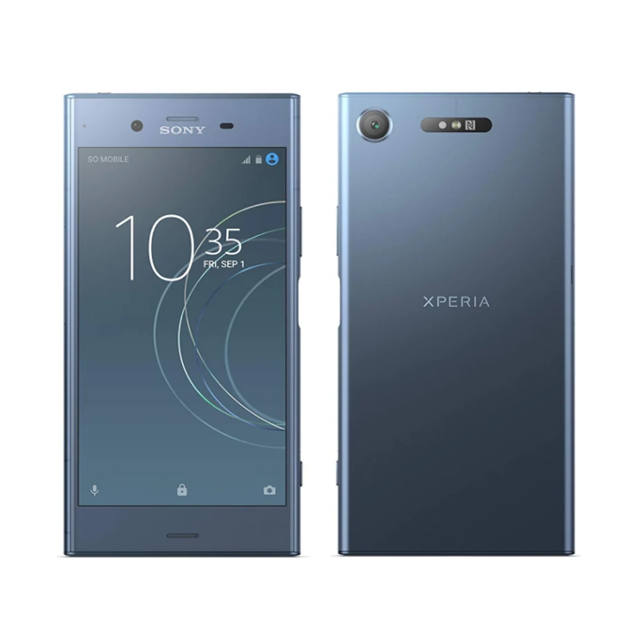 5,2 дюймов sony Xperia XZ1 G8342 4 Гб 64 Гб мобильный телефон с двумя sim-картами Snapdragon 835 Восьмиядерный 4G LTE Andriod NFC телефон