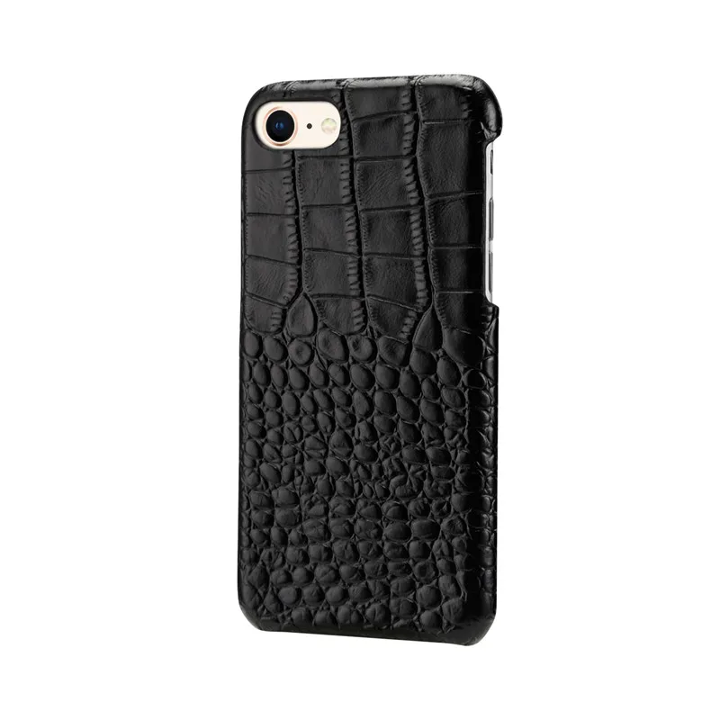 BestNull первый слой воловьей кожи крокодиловых линий задняя крышка чехол для iPhone 8 4,7 дюймов смартфон