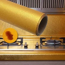 40x100 см Кухня настенный обогреватель плита Алюминий Фольга масл-доказательство Анти-помогает бороться с высокой температуре самоклеящиеся Croppable обои настенные Стикеры