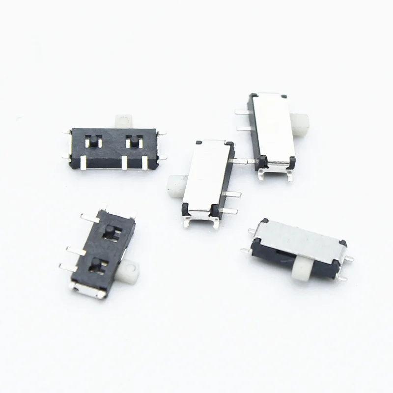 50 шт. мини 7 контактный вкл/выкл 1P2T SPDT MSK 12C02 SMD тумблер скользящий переключатель