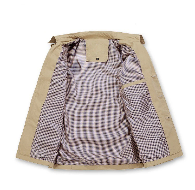 New Arrival Trench Jacket Men Cool Design Casual Outwear Spring Autumn Mens Trench And Coats Fashion Clothing