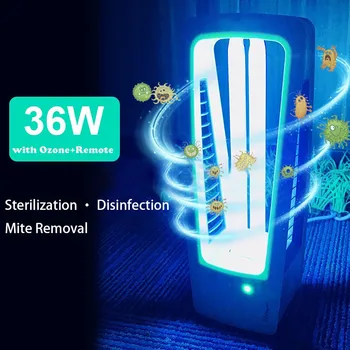 

36W UV lamp Quartz Germicidal Disinfection UVC CFL Ozone LED Light bulb Ultraviolet Sterilizer bacterial Kill Mite Home lamp