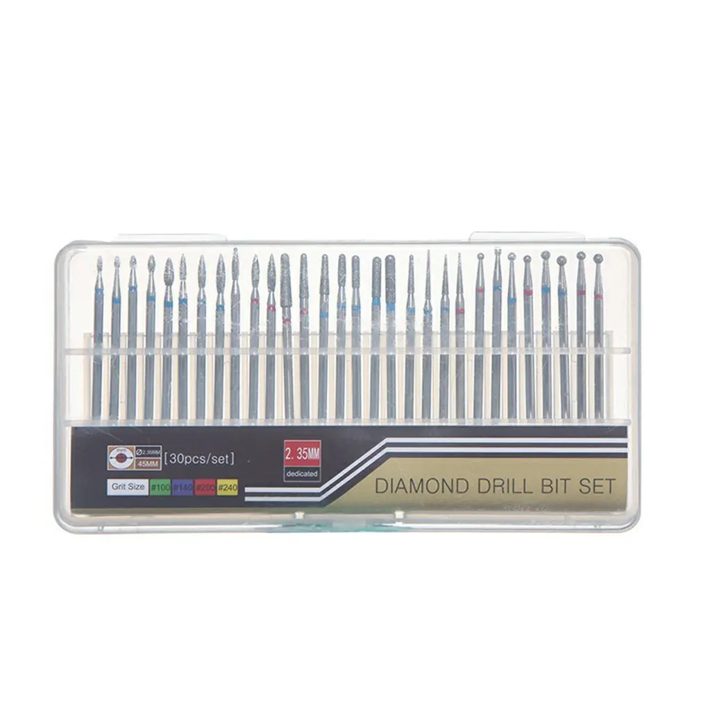 Горячая Шлифовальная головка для ногтей керамическая дрель для ногтей маникюрная пилочка для ногтей инструмент для полировки ногтей для удаления кутикулы сверлильный станок