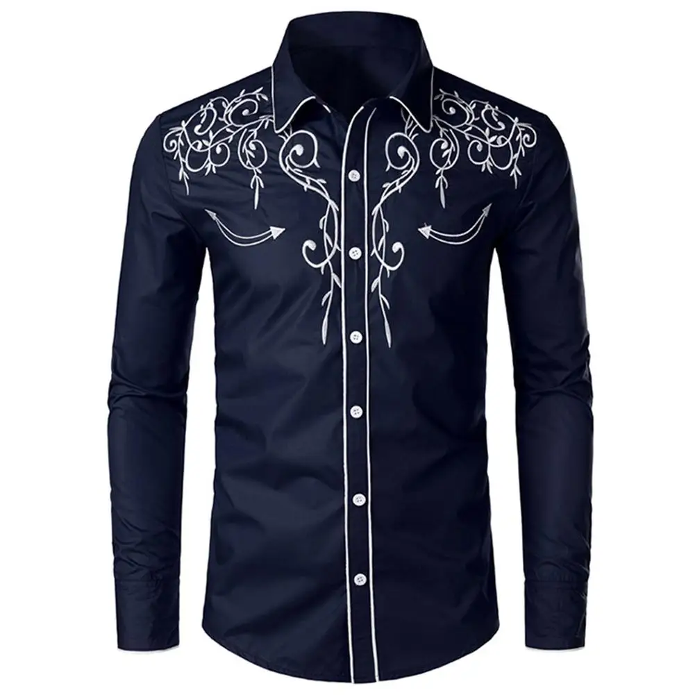 Jamais-Vu Mens Button Shirts Casual Short Sleeve Retro Plus Size Turn-Down Collar Shirts