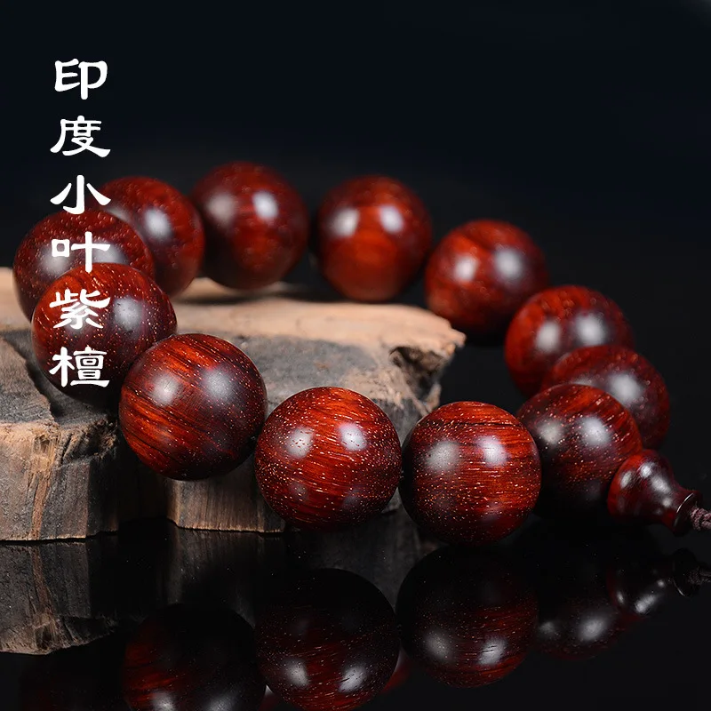 

India full of Venus small leaf red sandalwood string for men