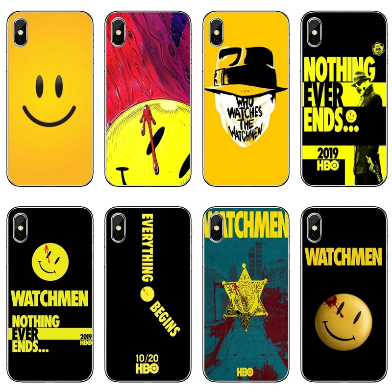 Watchmen poster luxury Silicone Phone Case For Huawei P30 P20 Pro P10 P9 P8 Lite Y5 Y6 Y7 Y9 Prime P Smart Plus 2018 2019 | Мобильные