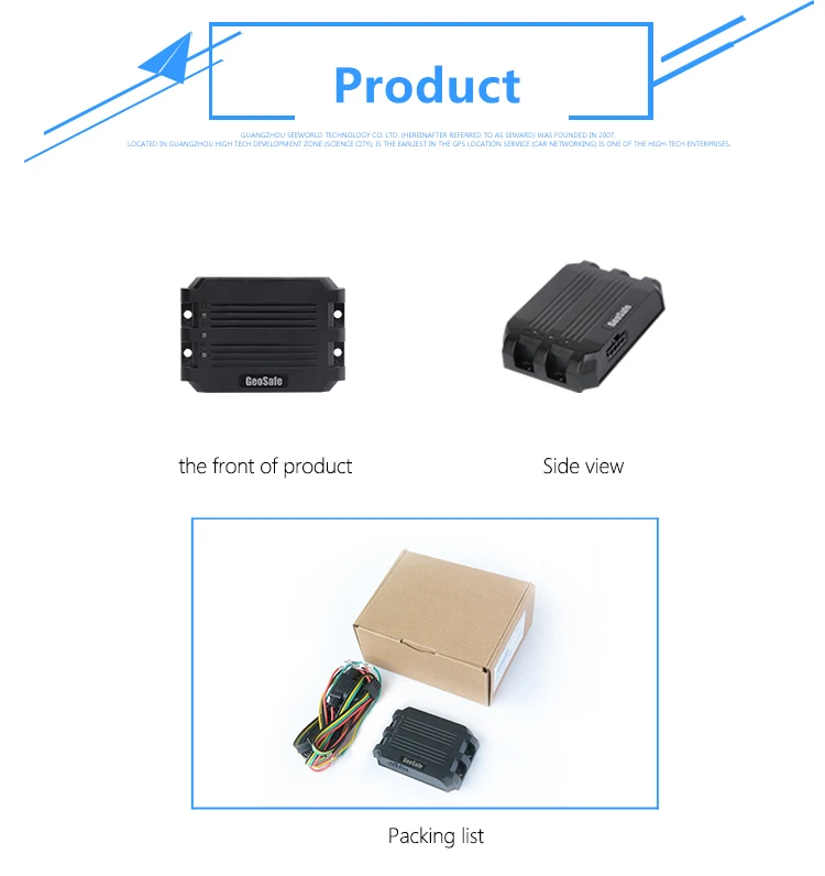 Seeworld Multi Function GPS Tracker Device S119U with Overspeed alarm