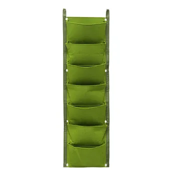 

Newest 7 Pocket Vertical Growing Planting Bag Wall Hanging Pocket Pot Garden Planter Planting Bag