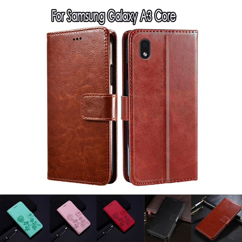 regel Verlichten Denemarken Flip Cover For Samsung Galaxy A3 Core Case Phone Protective Shell Funda Case  For Samsung A3 Core Coque Wallet Leather Book Bag - Mobile Phone Cases &  Covers - AliExpress