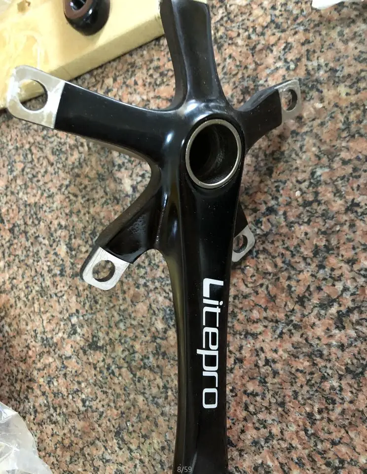 Litepro Кривошип с bb BCD 130 170 мм для Minivelo складной дорожный велосипед шатуны