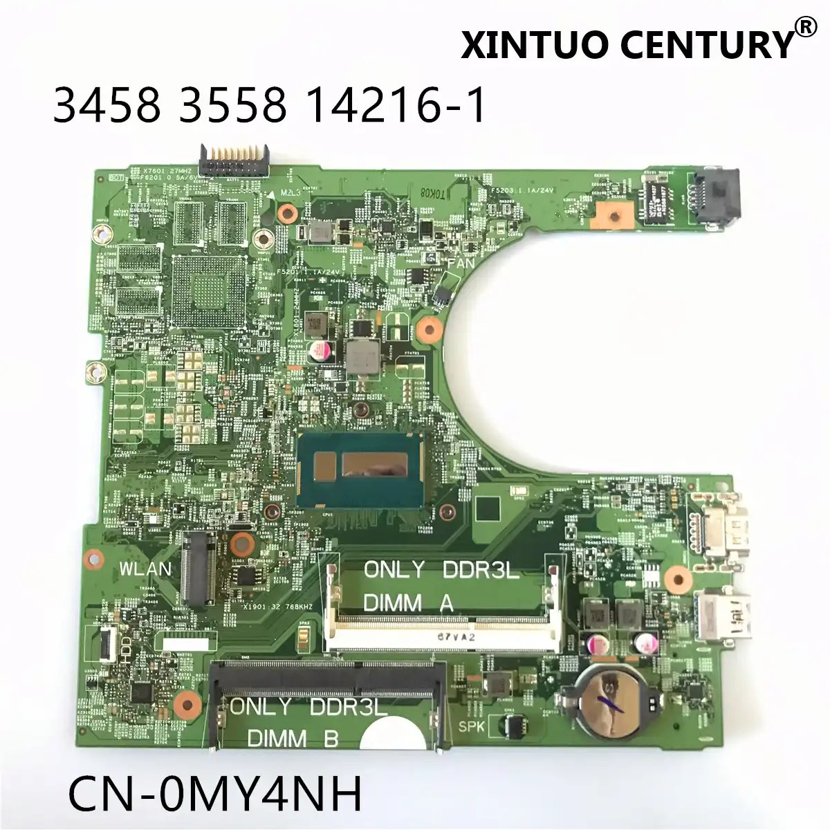 Cn 0my4nh My4nh 1 For Dell Inspiron 15 3000 Series 3458 3558 Laptop Motherboard W Sr27g I3 5005u Ddr3l100 Tested Working Motherboards Aliexpress