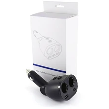 KORSEED 2 Port 12V-24V Car Cigarette Lighter Socket Splitter Power Dual USB Car Charger for iPhone Samsung Xiaomi GPS DVR Cam