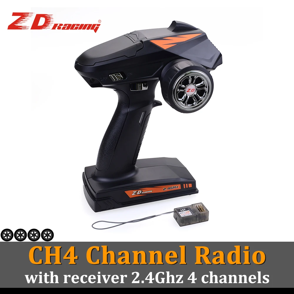 ZD CH4 канальная радиопередатчик цифровая система управления откликом 2 4 GH пульт