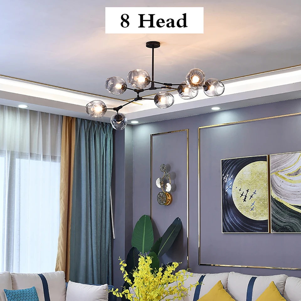 Nordic LED Chandelier Lighting for Home Living Dining Room E27 LOFT Pendant Lamp Hanging Lamp Bedroom Decor Indoor Light Fixture dining room lights