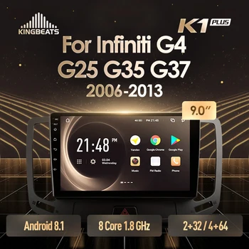 

KingBeats Android 8.1 Octa-Core head unit 4G in Dash Car Radio Multimedia Video Player Navigation GPS For Infiniti G4 G25 G35 G37 2006 - 2013 no dvd 2 din Double Din Android Car Stereo 2din DDR4 2+32G 4+64G