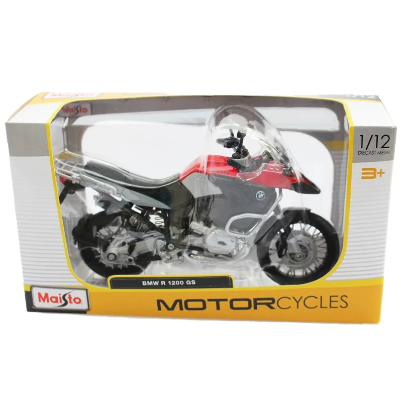 Модель мотоцикла Maisto 1/12 для мальчиков и девочек BMW R1200GS| |