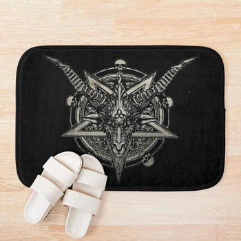 

666 Baphomet Bath Mat 3D Creative Dinosaur Non Slip Bath Mat For Bathroom Carpet Rug Absorbent tapis de bain
