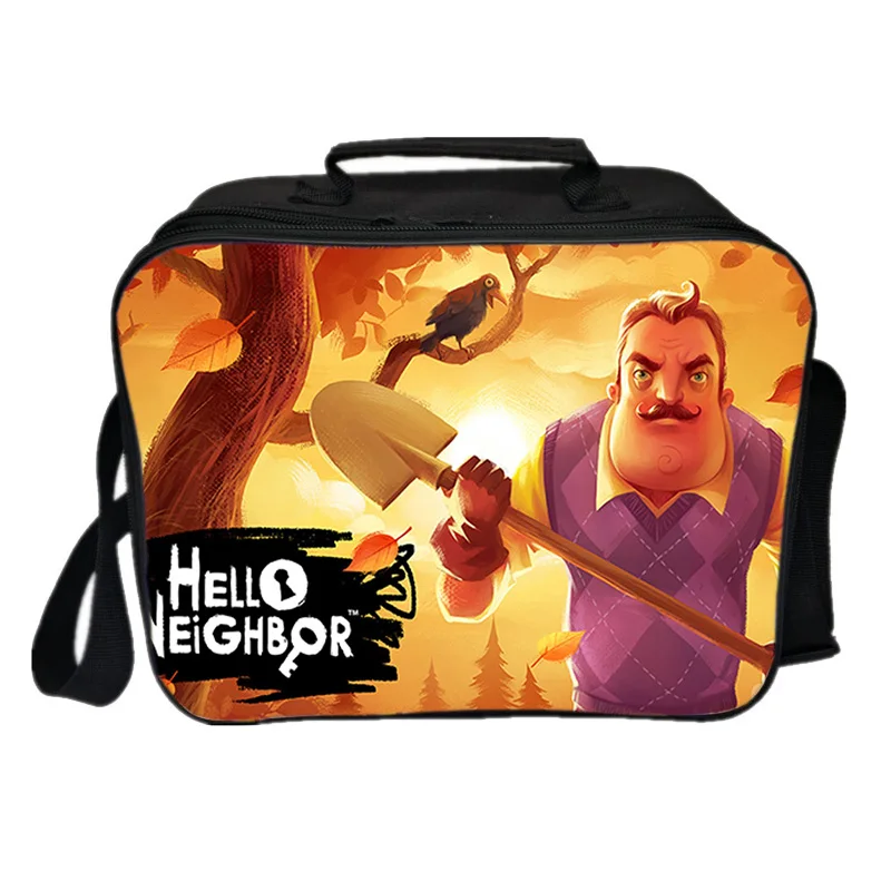 Лидер продаж, сумка для обедов Hello neigher, теплоизоляционные сумки для обедов, сумка для пикника для женщин и мужчин