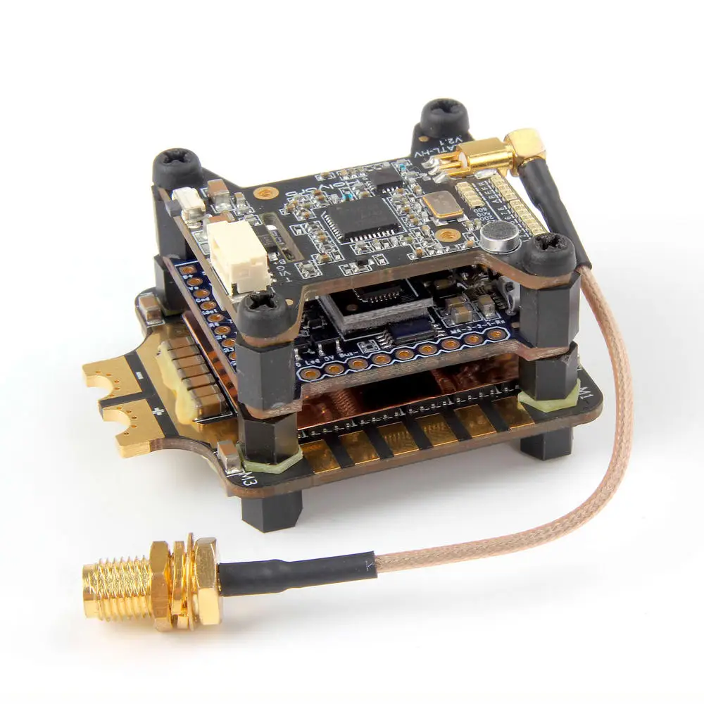 Holybro Kakute F4 V2 Контроллер полета Atlalt HV 25-600mW 40CH VTX Tekko32 35A 4 в 1 Blheli 32 ESC - Цвет: 1PCS