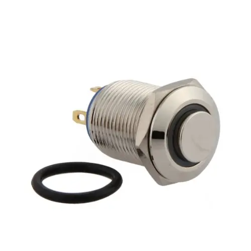 

12mm 3V Red LED Momentary On/Off Push Buttons Switch for Car Auto Boat