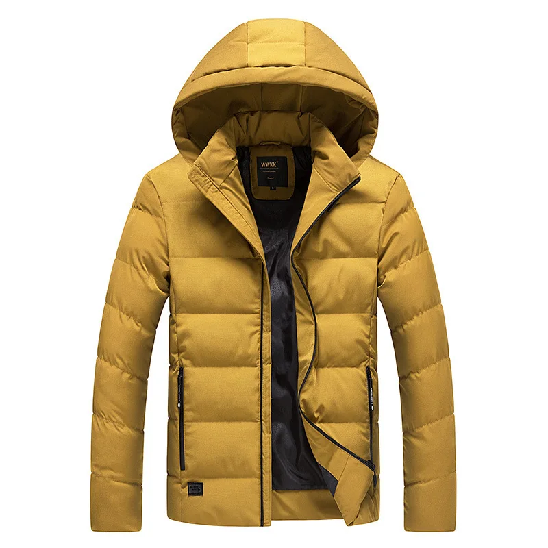 

Cotton-padded Clothes Male Solid Color Even Hat Man Cotton Waterproof Short Multi Color Optional Men's Wear Men's Cotton-padded