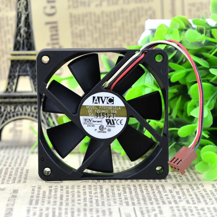 

Original FOR AVC 7015 F7015B12LA 12V 0.15A cpu ball cooling fan 70*70*15MM