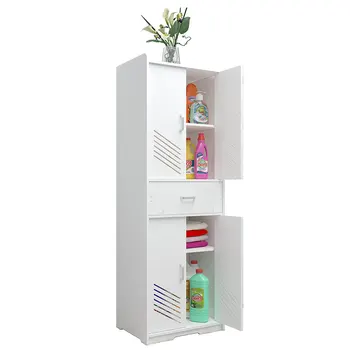 

Bathroom Shelf Floor Storage Cabinet Toilet Toilet Punching Household Toilet Bathroom Storage Rack Bath Rack for Across Tub